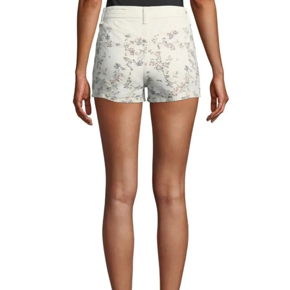 NEW Rag & Bone Ellie Floral Print High Rise Shorts Womens Size 25